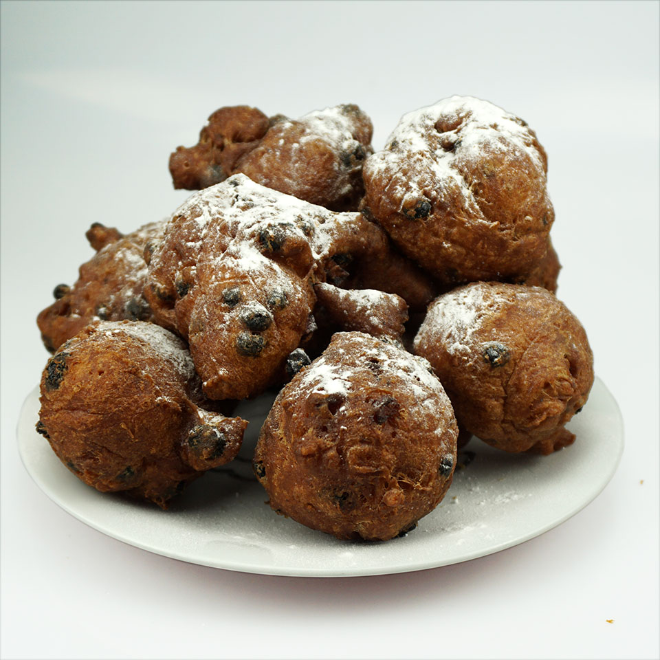 Oliebol krenten, 9 stuks